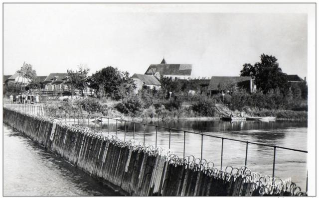 ancien, barrage, jaulnes, petite seine, aiguilles